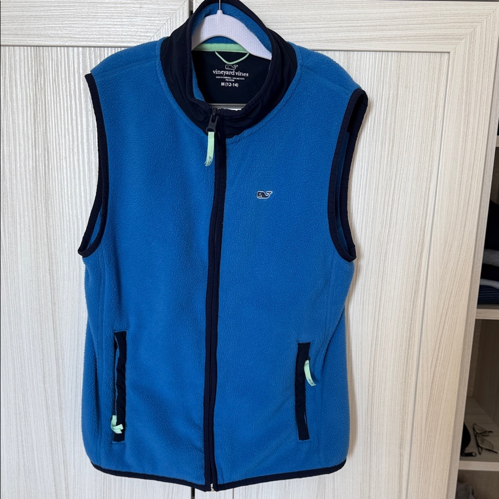 Boys’ Vineyard Vines Bright Blue Sleeveless Vest